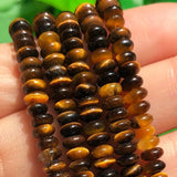 5*2mm Tiger Eye Rondelle Loose Beads 15''