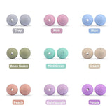 50Pcs 20mm Silicone Beads Teething Chewable DIY Pacifier Chain Baby Teether