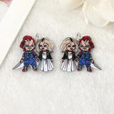 10Pcs Halloween Charms Acrylic Pendant DIY Making