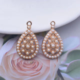 12pcs Bohemia Style Metal Seed Beads Charms Pendant DIY Jewelry Making