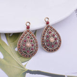 12pcs Bohemia Style Metal Seed Beads Charms Pendant DIY Jewelry Making