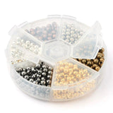 4mm Metal Spacer Beads for Jewelry Making, 948PCS