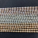 AAA Natural Freshwater Pearl 4.5mm Rice Beads DIY Jewelry