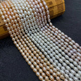 AAA Natural Freshwater Pearl 4.5mm Rice Beads DIY Jewelry