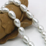 9x13mm Pearl Glass Loose DIY Beads Jewelry Making Accessory Parts