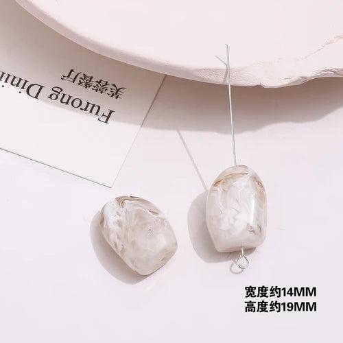 Japanese Amber Resin Beads for DIY Jewelry