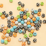 100pcs Mixed 8mm Wooden Beads for DIY Jewelry Making