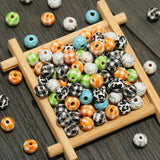 100pcs Mixed 8mm Wooden Beads for DIY Jewelry Making