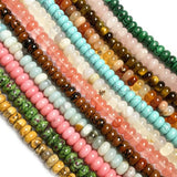 Agates Beads Small Circle Shape Abacus Spacer Beads for Jewelry Making