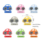 10Pcs Mini Car Silicone Beads DIY Jewelry Making Baby Accessories