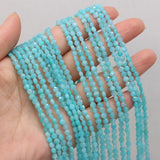 4mm Amazonite Oblate Stone Beads for DIY Jewelry Making