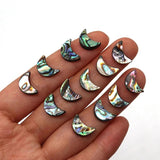 Moon Abalone Bead Charm DIY Bracelet Necklace Earrings Gift 5 Pack