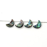 Moon Abalone Bead Charm DIY Bracelet Necklace Earrings Gift 5 Pack