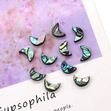 Moon Abalone Bead Charm DIY Bracelet Necklace Earrings Gift 5 Pack