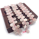 Pink Crystal Drop-shaped Stone Charm for DIY Jewelry Making