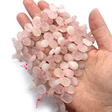 Pink Crystal Drop-shaped Stone Charm for DIY Jewelry Making