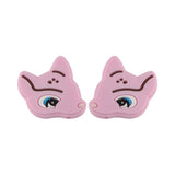 Sunrony 10pcs Mini Deer Head Silicone Beads for Jewelry Making