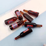 10pcs 3D Beer Bottle Resin Charms Earrings Dollhouse Pendant C773
