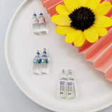 10pcs 3D Resin Vodka Bottle Charms for DIY Jewelry Making