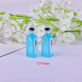 10pcs 3D Alcohol Bottle Resin Charms Pendant DIY Jewelry Accessories