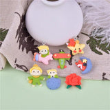 10pcs Cartoon Resin Charms for DIY Jewelry Making