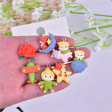 10pcs Cartoon Resin Charms for DIY Jewelry Making