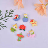 10pcs Cartoon Resin Charms for DIY Jewelry Making