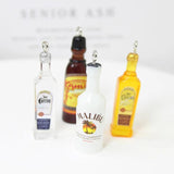 10Pcs/Lot 3D Beer Bottle Charm For Earrings DIY Jewelry Findings