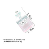 10Pcs Mini Perfume Bottle Charms for DIY Jewelry Making