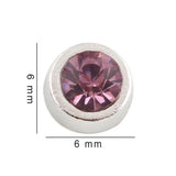 20Pcs Mix Round Birthday Bead Floating Charms for Memory Locket Necklace