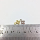 20pcs 8mm Zinc Alloy Flower Charms - Necklace Earring Bracelet Wholesale