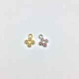 20pcs 8mm Zinc Alloy Flower Charms - Necklace Earring Bracelet Wholesale