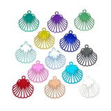 50pcs Colorful Shell Charms S.Steel Pendant for Jewellery Making C6778