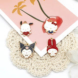 10pcs Enamel Cartoon Animal Charms for Jewelry Making DIY Finding