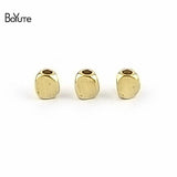 BoYuTe Beads 100Pcs 5MM Metal Brass Twisted Nepal Beads