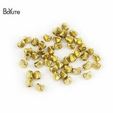 BoYuTe Beads 100Pcs 5MM Metal Brass Twisted Nepal Beads