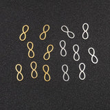 30pcs Stainless Steel Number 8 Pendant Frame Mold for DIY Jewelry