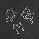 30pcs Stainless Steel Number 8 Pendant Frame Mold for DIY Jewelry