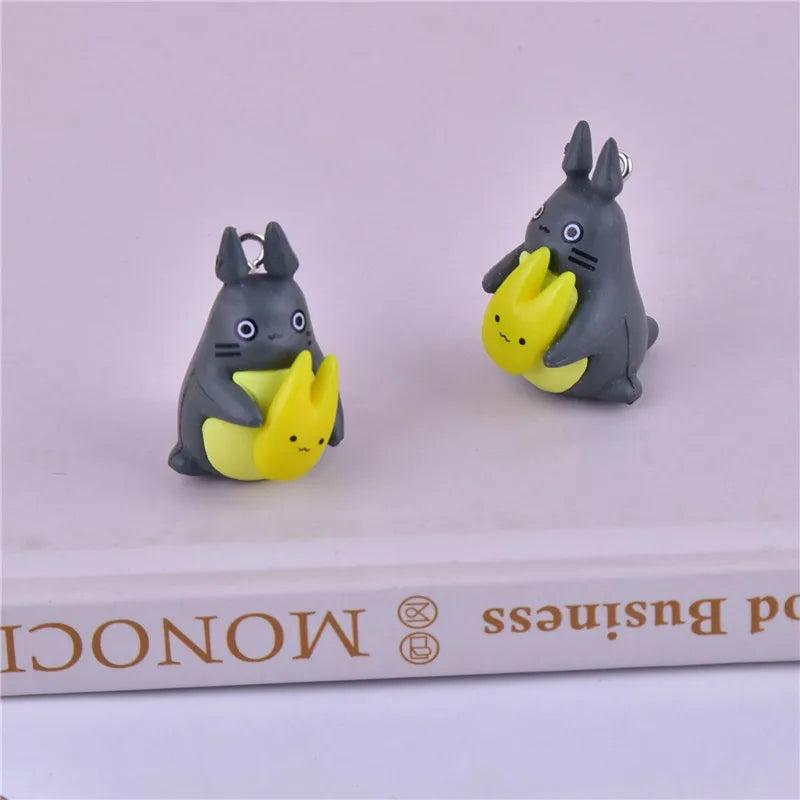 10pcs Totoro Resin Charms Pendant DIY Earring Keychain Necklace Jewelry Supplies