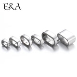 10 Stainless Steel Spacer Beads Square Large Hole Charms for Bracelet Making