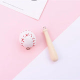 6pcs Baseball Charms Enamel Pendants DIY Jewelry Making