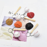 6pcs Baseball Charms Enamel Pendants DIY Jewelry Making