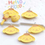 10Pcs Cartoon Animal Plate Resin Charms DIY Jewelry Accessory
