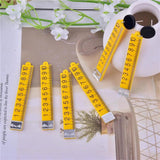 10pcs/pack Triangle Arcylic Ruler Charms for DIY Jewelry Making