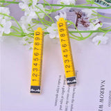 10pcs/pack Triangle Arcylic Ruler Charms for DIY Jewelry Making