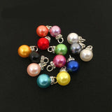 30pc 10mm Rhinestone Pearls Pendant DIY Jewelry Making