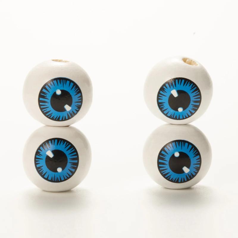 DIY Eye Pattern Wooden Beads Crafts Jewelry Kit
