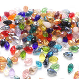 30Pcs 8x13mm Austria Crystal Teardrop Beads Multicolor