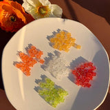 100pcs Mini Flower Beaded DIY Hairpin Earrings Accessories