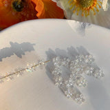 100pcs Mini Flower Beaded DIY Hairpin Earrings Accessories